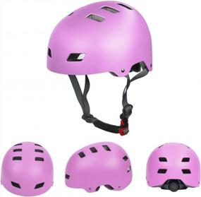 img 3 attached to Adjustable Kids Bike Helmet And Protective Gear Set For Boys And Girls Aged 2-8 - Ideal For Cycling, Skating, Scooting And Inline Skating
