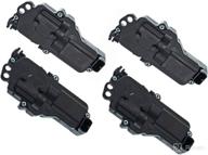 high-quality replacement door lock actuators motors for ford f-150 f-250 f-350 super duty excursion expedition taurus lincoln navigator mercury sable (4-pc set) logo