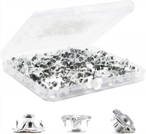 img 3 attached to BinifiMux 100 Pieces M3X6Mm Carbon Steel T-Nuts Zinc Plated 4 Pronged Tee Nut