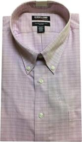 img 2 attached to 👔 Premium Quality Kirkland Signature Button Dress Shirts for Men - Stylish Men's Clothing Collection!