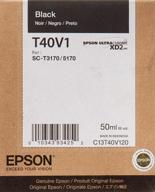 epson t40v120 ultrachrome xd2 black standard capacity ink cartridge logo