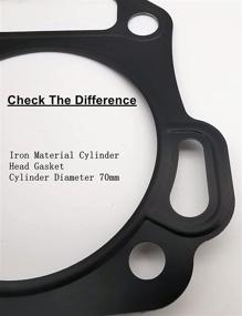img 3 attached to 🔧 YAMAKATO Predator 212 cc Coleman Ct200u Gasket Kit: Honda GX160 GX200 & Clone Engines - 2 Packs OEM Cylinder Head Valve Cover Carburetor Muffler Crankcase Gasket with Oil Seals