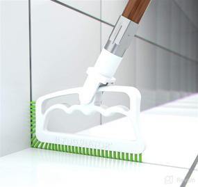 img 3 attached to 🧽 Fuginator Tile and Grout Scrub Brush: Sturdy Nylon Bristle Cleaning Brush - Ideal for Bathtub, Shower, Floor Joints, and Tile Seams - Bathroom and Kitchen Supplies for Efficient Scrubbing