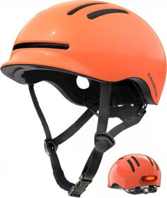 img 4 attached to Advanced Bike Helmets For All Ages With Magnetic Light - Perfect Fit For Men, Women & Children!
