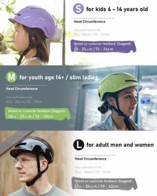 img 3 attached to Advanced Bike Helmets For All Ages With Magnetic Light - Perfect Fit For Men, Women & Children!