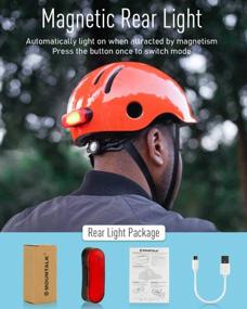 img 1 attached to Advanced Bike Helmets For All Ages With Magnetic Light - Perfect Fit For Men, Women & Children!