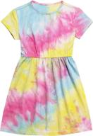 short sleeve casual girls' dress - danichins girls' clothing collection логотип