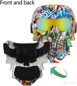 img 1 attached to BOROLA Polarized Sandproof Motorcycle Independence
