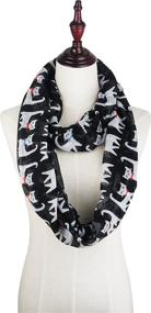 img 3 attached to Vivian Vincent Weight Cartoon Infinity Women's Accessories ~ Scarves & Wraps