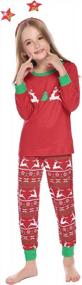 img 1 attached to Get Festive With Sykooria'S Reindeer Matching Christmas Pajama Set For The Whole Family!