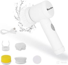 img 4 attached to Electric Scrubber Cordless Cleaning Household