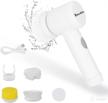 electric scrubber cordless cleaning household logo