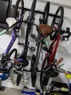 img 1 attached to StoreYourBoard Bike Storage Rack, Holds 5 Bicycles, Home And Garage Organizer, Adjustable Wall Hanger Mount review by Justin Smith
