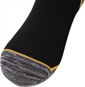 img 1 attached to Mid Calf Team Sports Number Socks For Basketball Football Baseball - KitNSox Adult Youth - Gold/Black