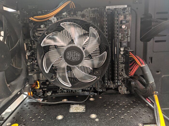 img 1 attached to 🌬️ Cooler Master i70C Copper Core CPU Cooler: Blue LED Quiet Cooling for Intel 1156 1155 1151 1150 - 120mm PC Fan review by Boyan Malyakov ᠌