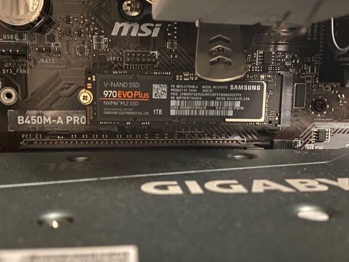 img 1 attached to Samsung 970 EVO Plus NVMe M.2 SSD 1TB Bundle with 1 Year CPS Enhanced Protection Pack review by Andrey Georgiev Popo ᠌