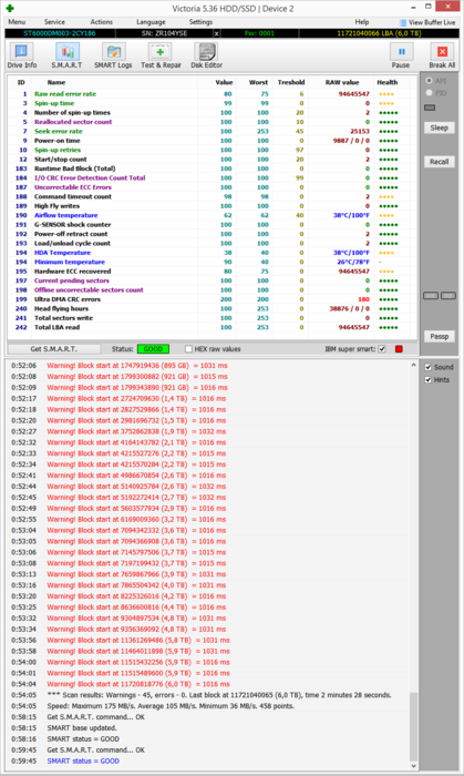 img 1 attached to 💾 Seagate Barracuda ST6000DM003 6TB Internal Hard Drive Upgrade Kit with 5400RPM, 256MB Cache review by Jnis Brveris ᠌