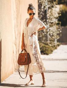 img 3 attached to 👗 Stylish Women's Oversize Kaftan Cover Up - Ideal for Beachwear & Swimsuits
