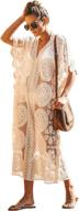 👗 stylish women's oversize kaftan cover up - ideal for beachwear & swimsuits logo