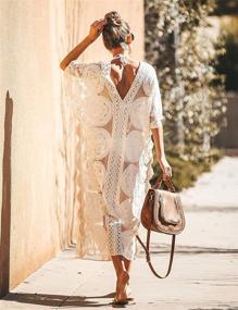 img 2 attached to 👗 Stylish Women's Oversize Kaftan Cover Up - Ideal for Beachwear & Swimsuits