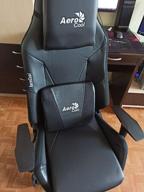 img 1 attached to Computer chair AeroCool Admiral gaming, upholstery: faux leather, color: smoky black review by Mateusz Szlassa ᠌