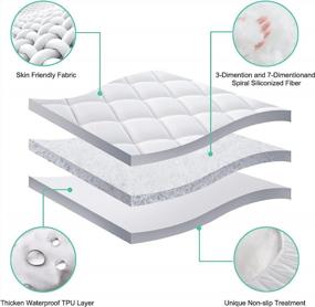 img 2 attached to Waterproof Mattress Protector Cooling Quilted
