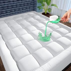 img 4 attached to Waterproof Mattress Protector Cooling Quilted