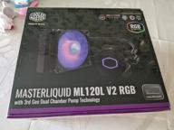 img 1 attached to Water Cooling System for CPU Cooler Master MasterLiquid ML120L V2 RGB Black/RGB review by Boyan Trilovski ᠌