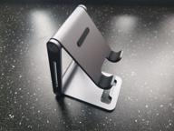 img 1 attached to Desktop folding phone stand UGREEN (80708), silver review by Boyan Jakimov ᠌