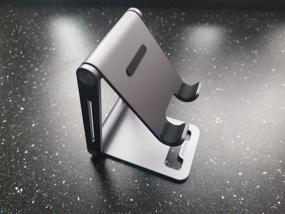 img 14 attached to Desktop folding phone stand UGREEN (80708), silver