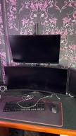 img 1 attached to Mount ONKRON D208FS for two monitors 13"-34" desktop, 2 x 8 kg, black review by Andrey Tsvetanov ᠌