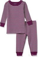 comfortable and cozy: explore moon and back by hanna andersson kids' 2 piece long sleeve pajama set logo