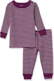 img 4 attached to Comfortable and Cozy: Explore Moon and Back by Hanna Andersson Kids' 2 Piece Long Sleeve Pajama Set