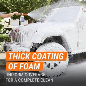 img 2 attached to 🚗 Armor All 2-in-1 Foaming Car Wash Canister: Foam Cannon Kit with Pressure Washer & Garden Hose Adaptors
