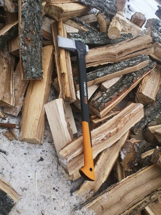 img 1 attached to Fiskars X25 Splitting Axe: 28-Inch Length for Superior Splitting Power review by Adam Walendzik ᠌