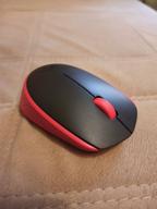 img 1 attached to Logitech M171 Black and Blue RF Wireless + USB Optical Mouse with 1000DPI, Ambidextrous Design review by Andrey Seferov ᠌