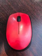 img 2 attached to Logitech M171 Black and Blue RF Wireless + USB Optical Mouse with 1000DPI, Ambidextrous Design review by Vassil Yanakiev ᠌