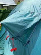 img 1 attached to Tent camping four-seater Tramp ANACONDA V2, green review by Anastazja Zawada ᠌