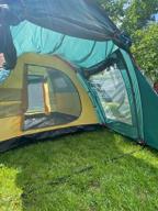 img 3 attached to Tent camping four-seater Tramp ANACONDA V2, green review by Anastazja Zawada ᠌