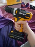 img 1 attached to Cordless drill driver DEKO DKCD20FU-Li 063-4102 review by Andrey Seferov ᠌
