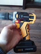 img 1 attached to Cordless drill driver DEKO DKCD20FU-Li 063-4102 review by Andrey Marinov ᠌