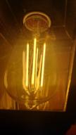 img 1 attached to Lamp LED gauss Black Filament Vintage 157802008 golden, E27, ST64, 8 W, 2400 K review by Michal Wojcik ᠌
