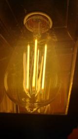 img 8 attached to Lamp LED gauss Black Filament Vintage 157802008 golden, E27, ST64, 8 W, 2400 K