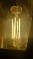 img 3 attached to Lamp LED gauss Black Filament Vintage 157802008 golden, E27, ST64, 8 W, 2400 K review by Michal Wojcik ᠌