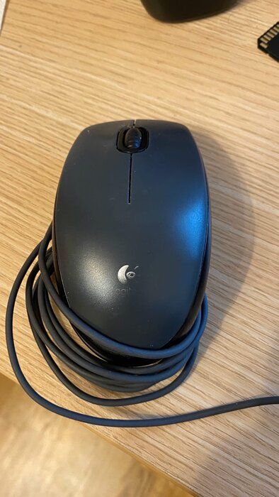 img 1 attached to Logitech M100 Corded Mouse in White - Efficient and Reliable (Model: 910-005004) review by Boyan Djerahov ᠌