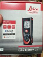 img 1 attached to 📏 Leica 838725 DISTO D2 New 330ft Laser Distance Measure with Bluetooth 4.0, Black/Red, Compact Design review by Kiril Filipov ᠌