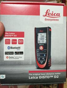 img 6 attached to 📏 Leica 838725 DISTO D2 New 330ft Laser Distance Measure with Bluetooth 4.0, Black/Red, Compact Design