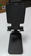img 3 attached to Adjustable smartphone stand, universal desktop holder for phone and tablet review by Boyan Popov ᠌
