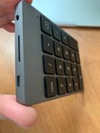 img 2 attached to 🔢 Satechi Slim Aluminum Bluetooth Wireless 18-Key Keypad Keyboard Extension - Ultimate Compatibility with 2017 iMac, iMac Pro, MacBook Pro, MacBook, iPad, iPhone, Dell, Lenovo & More (Space Gray) review by Dimitar Gyurov ᠌