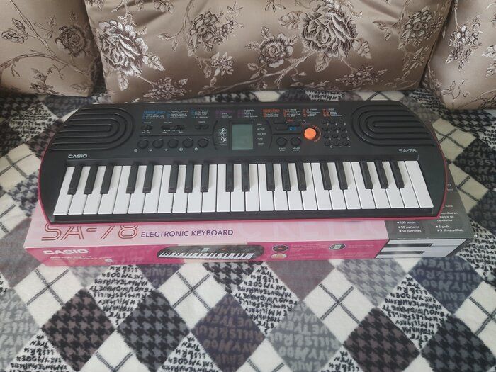 img 1 attached to 🎹 Casio SA-78 Mini Keyboard with 44 Keys in Pink - Enhancing SEO review by Adam Kardasz ᠌